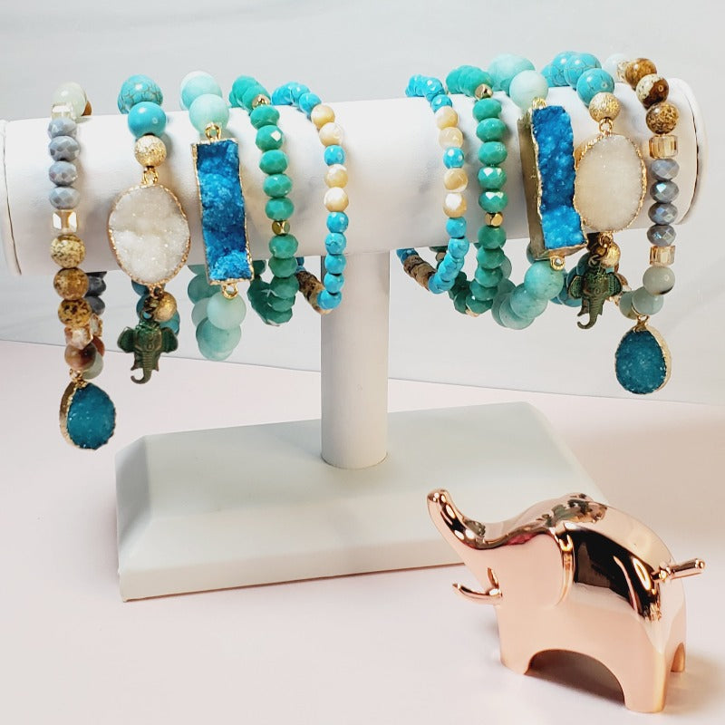Peace and Love Five Piece Bracelet Set | Pretty Fab Things