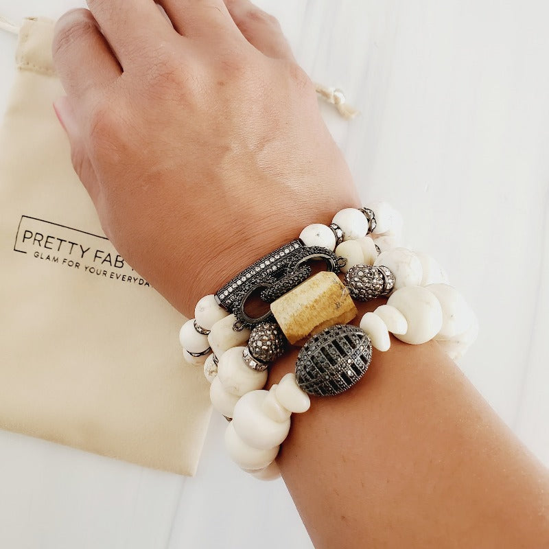 African Beads Chunky Bracelet Sets | Pretty Fab Things