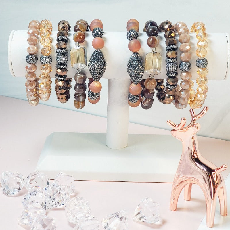 Bronze Beauty Five Piece Bracelet Set | Pretty Fab Things
