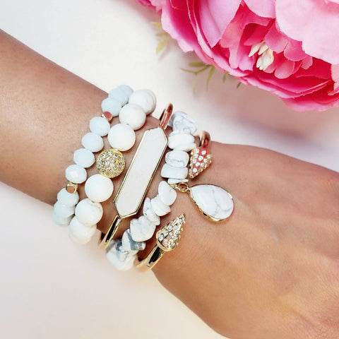Goddess Inspired Five Piece Bracelet Set | Pretty Fab Things