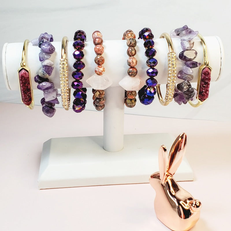 Royalty Purple Five Piece Bracelet Set | Pretty Fab Things