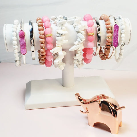 Summer of Love Pink 6 piece Fashion Bracelet Set | Pretty Fab Things
