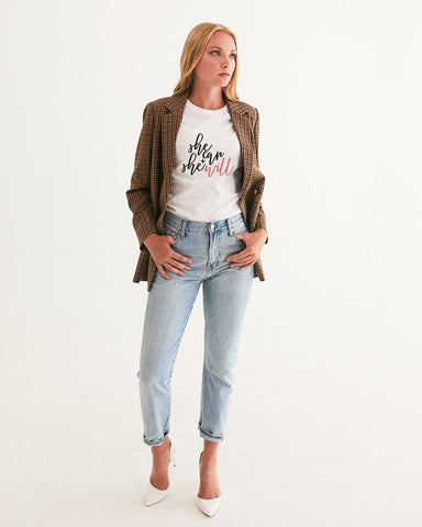She Can And She Will Tee freeshipping - Pretty Fab Things