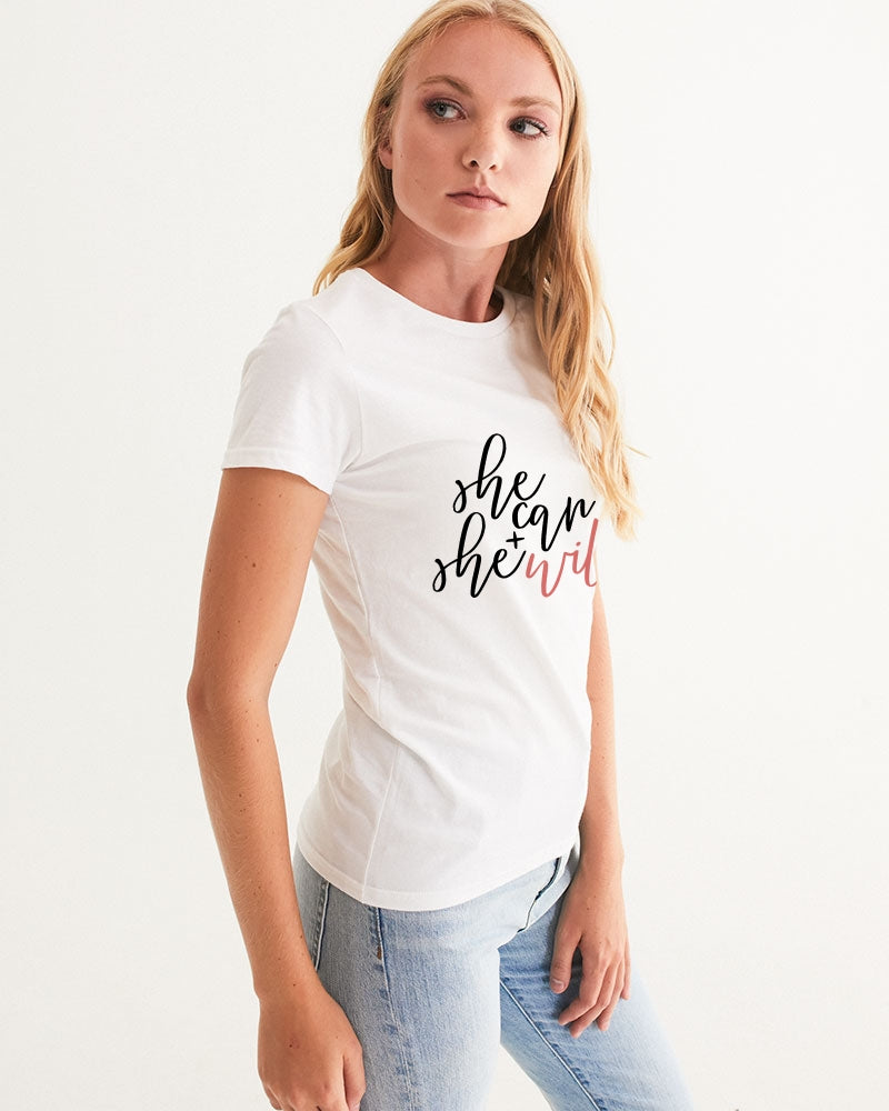 She Can And She Will Tee freeshipping - Pretty Fab Things